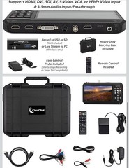 ClearClick HD Video Capture Box Ultimate 3.0 HDMI, DVI, SDI, RCA, AV, VGA, YPbPr