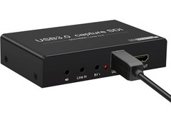 HDMI SDI to USB Capture Card USB3.0 1080P60fps SDI to HDMI Converter SDI Out&…