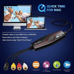 VHS to Digital Video Capture Card – RCA to USB Converter^