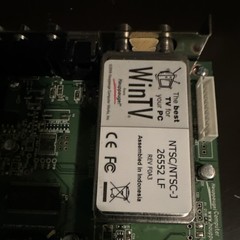 Hauppauge WinTV NTSC/NTSC-J PCI TV Tuner Card 26552 LF, CATV/RF, S-Video