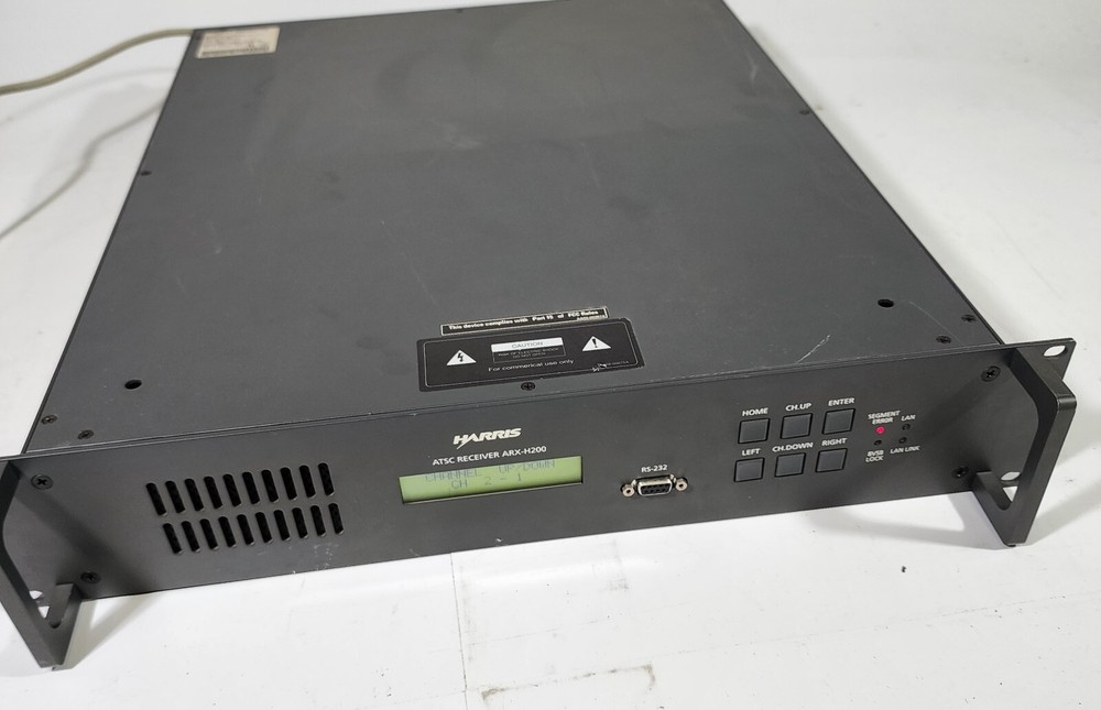 Harris ARX-H200 ATSC Receiver, Dolby Digital, works [W159]