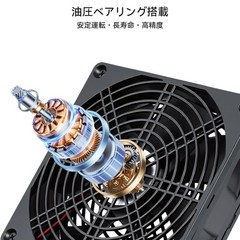 KEYNICE USB Cooling Fan 14cm 1500RPM 3-Speed Quiet PC Router Cooler