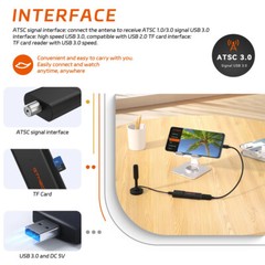 ATSC3.0/1.0 OTA Signal Meter, USB3.0 TV Tuner Stick Digital Terrestrial Signal
