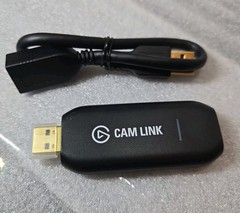 Elgato Cam Link 4K (Model 20GAM9901) Standard Compact USB Video-Capture Adapter