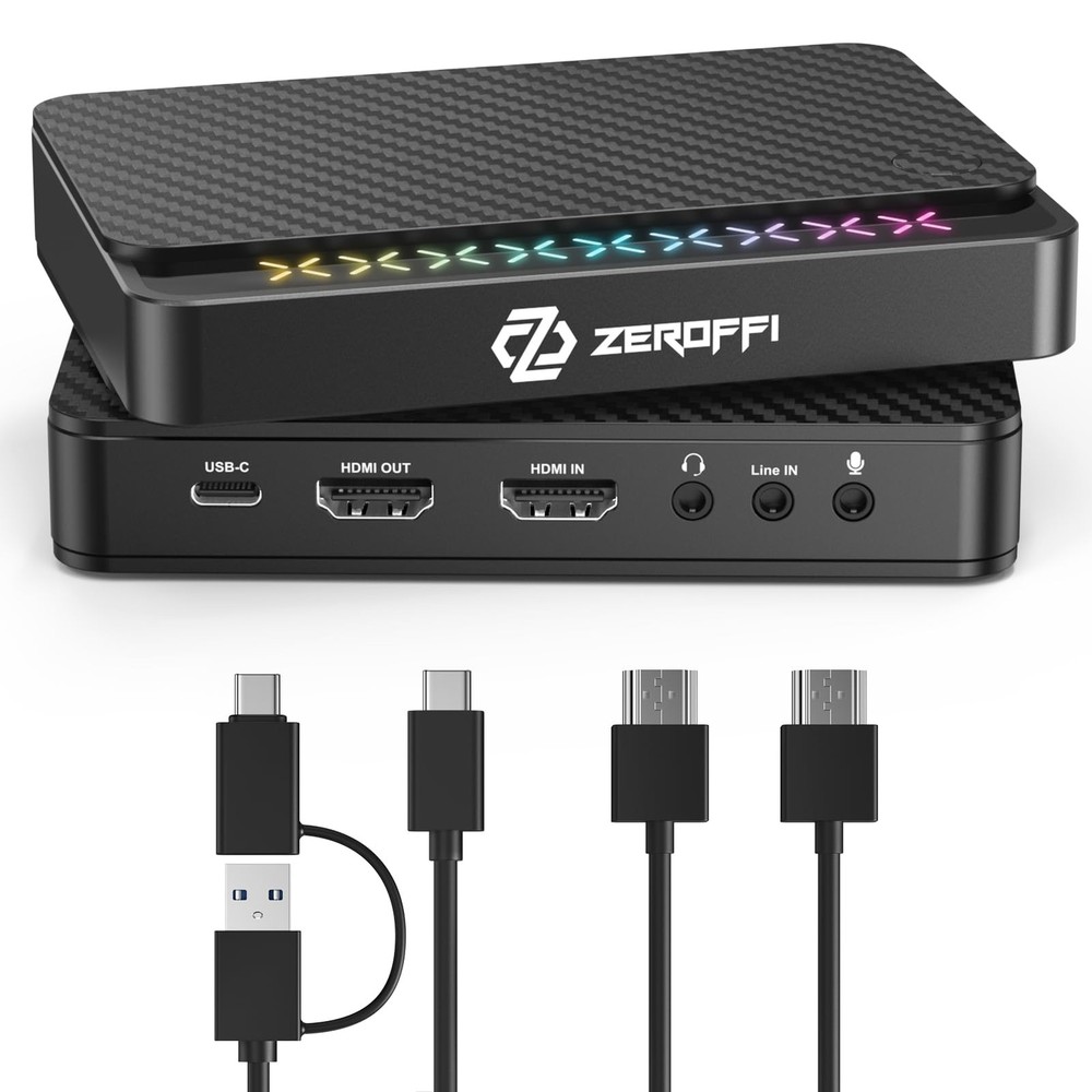 4K Capture Card for Streaming, USB 3.1 Video Capture Device for Streaming and…