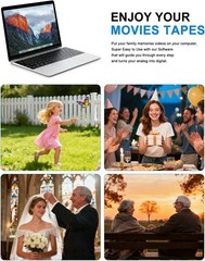Universal RCA to USB Video Capture Device – Effortless VHS Digitization Kit