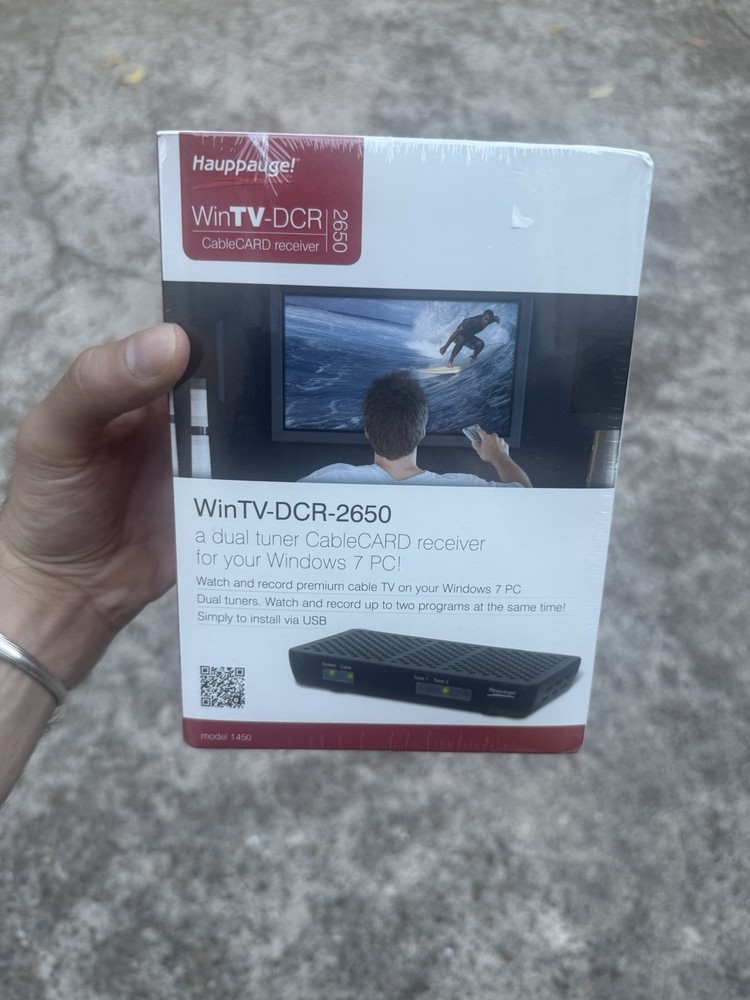 NEW SEALED Hauppauge WinTV-DCR-2650 Dual Tuner CableCARD Receiver