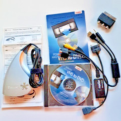 Bundle PinnacleDazzle/Roxio VHS to DVD Converter VHS Tapes Hi8 Video8 Home Video
