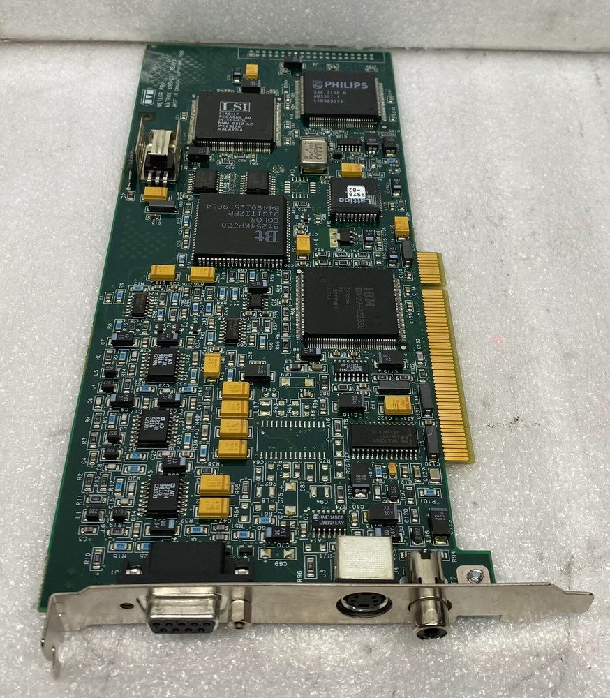 MATROX METEOR PRO 690-01 REV C METEOR/PPB/RGB INTERFACE FRAME GRABBER CARD