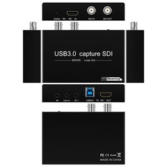 SDI USB 3.0 Video Audio Capture Card with SDI/HD Loop out Grabber For Broadcast