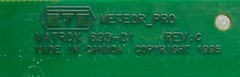 MATROX METEOR PRO 690-01 REV C METEOR/PPB/RGB INTERFACE FRAME GRABBER CARD