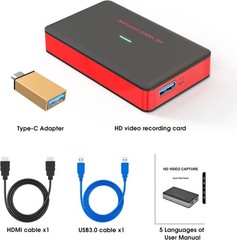 Next-Gen HDMI Game Capture Card – 1080P @ 60FPS Live Streaming for All Consoles