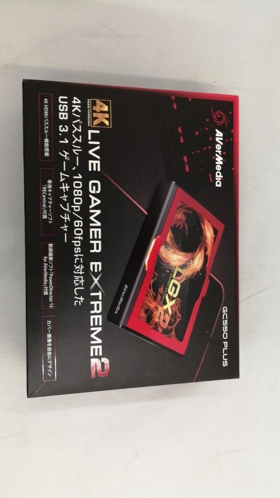 AVerMedia LGX2 Game Capture Good Condition from Japan w/Accessories