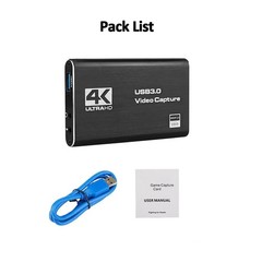 4K USB3.0 HDMI Video Capture Card Box Live Stream Game Record Tiktok PC/Phone US