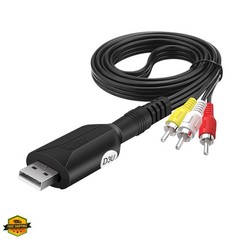 USB Audio Video Capture Card VHS VCR to Digital Converter RCA AV to USB Video…