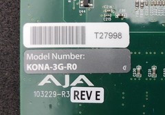 LOT OF 2 AJA Kona-3G-R0 Dual Link HD/SD PCIe HDMI Video Card – FAST SHIPPING