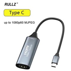 4K Type C Video Capture Card 1080p 60fps USB 3.0 HDMI Record Live Streaming PC