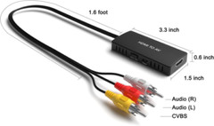 Dingsun HDMI to RCA Converter, AV Older TV TO converter