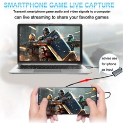 Loop Mic In Type C Video Capture Card 1080P USB Game Record Box Live Streaming