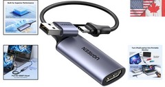 Lightweight HDMI Capture Card for 4K Recording & Streaming – USB Dual Interface