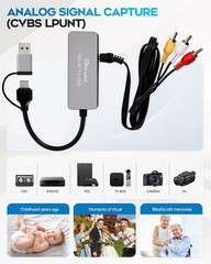 Professional VHS to Digital Converter with 4K HDMI Support – Effortless Setup