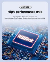 RGBlink MSP331U Gen2 HDMI 2.0 4K60Hz Capture Card For Windows MacOS Linux System