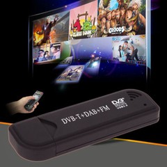 TV Stick USB2.0 Digital DVB-T SDR+DAB+FM TV Tuner Receiver Stick RTL2832U