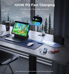 Video Capture Card with 100W Power Delivery & Right-Angle USB-C | 1080P 60Hz …