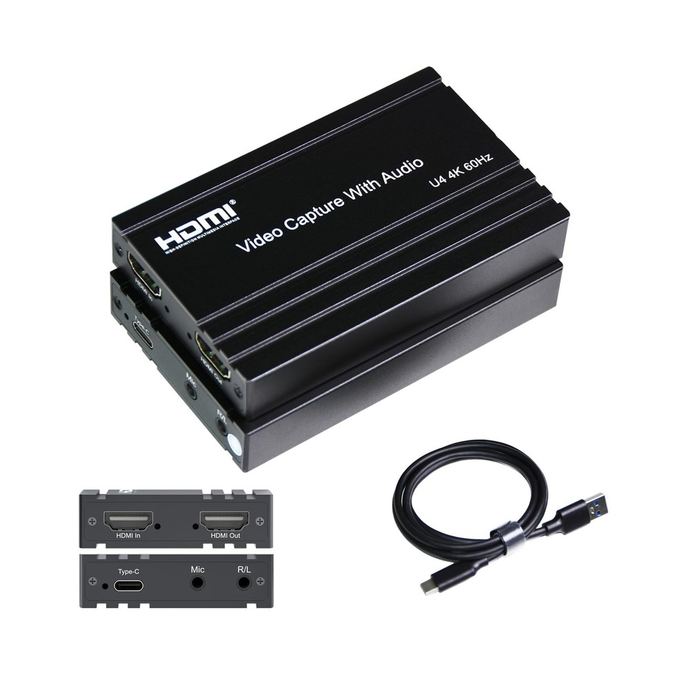 4K60 HDMI Capture Card for Streaming,4K HDR10 Passthrough,4K Cam Link for Rec…