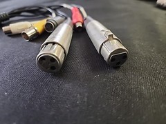 AJA Kona Capture card Breakout Cable Composite/Component/RCA/XLR one end Missing