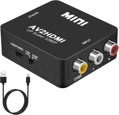 DigitConvert AV to HDMI Converter, RCA HDMI, Converter