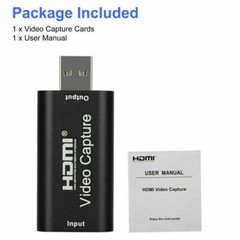 HDMI to USB Video Capture Card 1080P Recorder Phone Game Video Live Streaming US