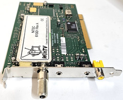 Hauppauge WinTV NTSC 61001 Rev A PC TV Tuner Card Windows RF RCA Composite Video