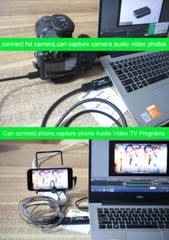 Mini Micro Camera PS4 Switch USB HDMI Video Capture Card Record & Live Streaming