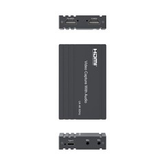 4K@60Hz HDMI Video Capture Card with Audio Mixing – HDCP 2.2/HDR10 Support, U…