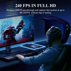 ACASIS 4K HDR HDMI Video Capture Card USB Type-C 5Gbps for Gaming & Recording
