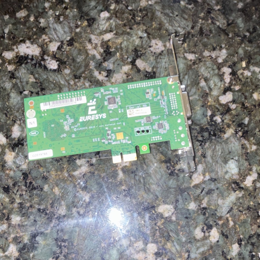 Euresys 2011 PCI Express Video Capture Card DVI Mini-DIN 2 Ports