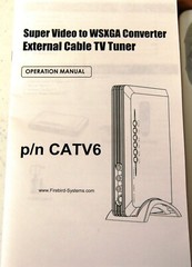 Steren 203-250 TV/PC Converter/Tuner TV to PC Monitor Converter NTSC Tuner (NEW)
