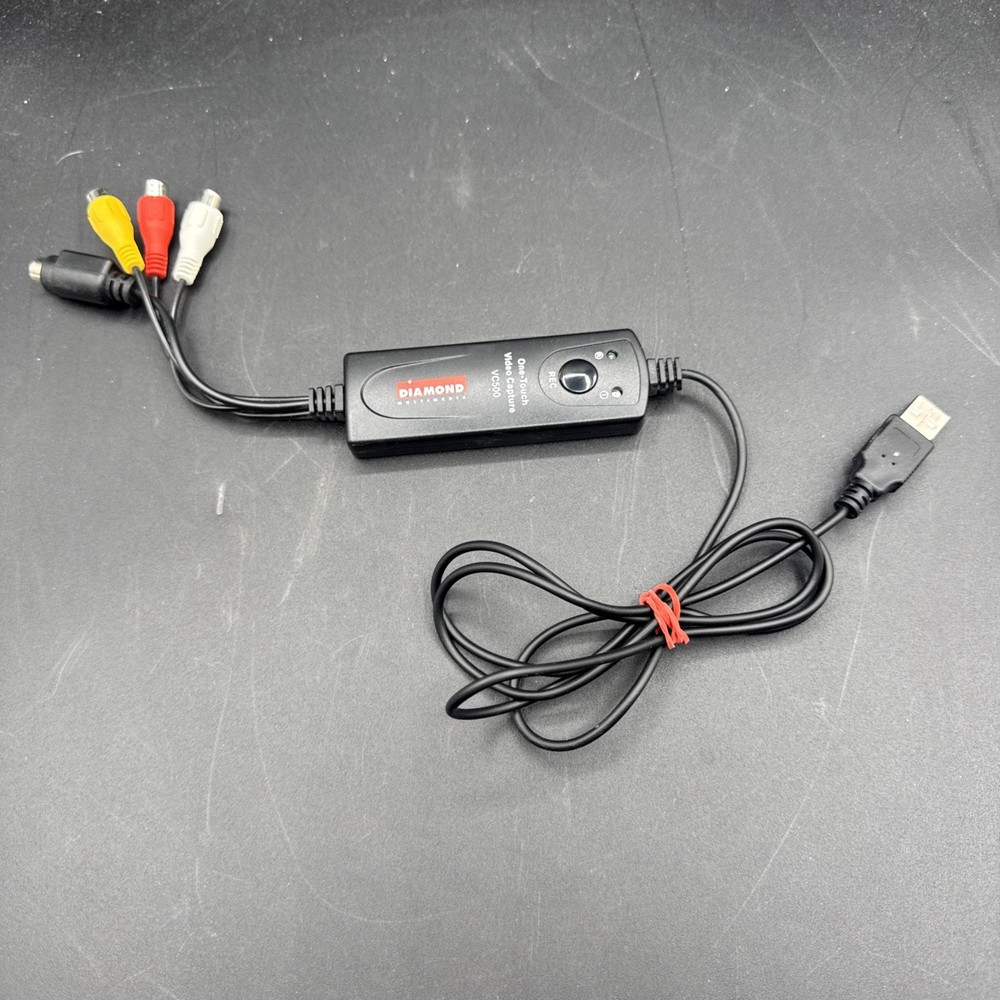 Diamond VC500 USB 2.0 One Touch VHS to Digital Video File & DVD Converter