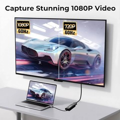 Video Capture Card, .0 HDMI to USB-C Capture Device, Stream & Record at 2K@30…