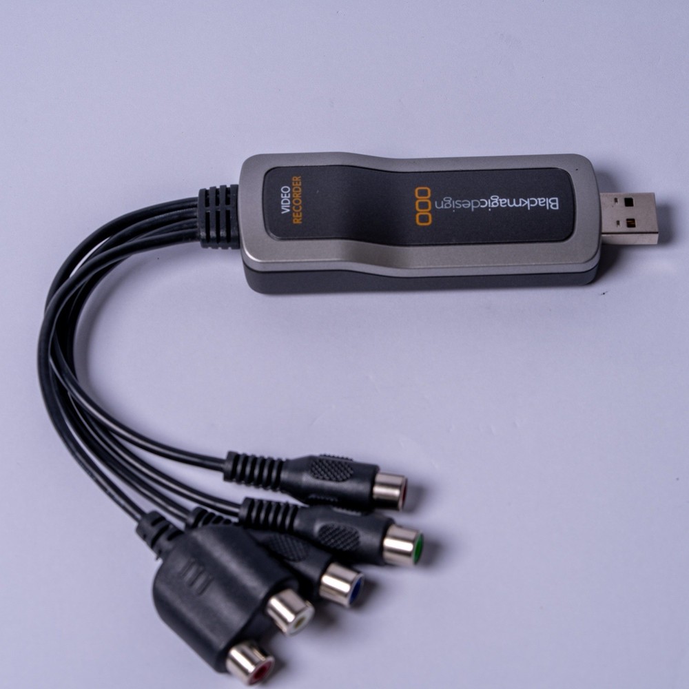 Blackmagic Design Video Recorder USB Analog Video Capture RCA Dongle