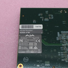 AJA 105184-R2W KONA-4-R0 4K PCIe Capture Card w/ High Profile Bracket T5-E2