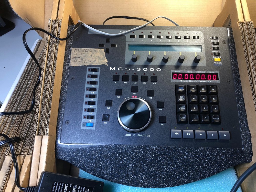 JLCooper MCS-3000 – Media Command Station Main Console MCS-3000W Version 3.01