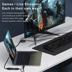 Video Capture Card HDMI to USB C with USB 3.0 Streaming Device 30FPS Capture 4K