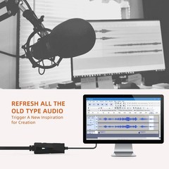 Compact USB Audio Capture Card: Convert Tapes to Digital MP3 on Any Device