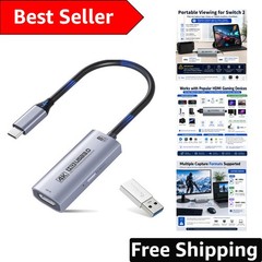 High Performance HDMI to USB Capture Card with 4K@60FPS & 2K@144FPS Support