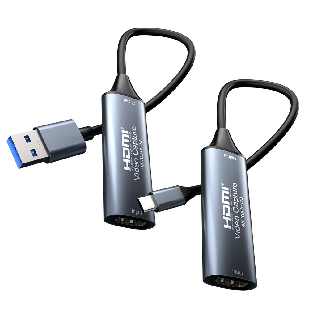 4K Type-C Video Capture Card 1080p 60fps USB 3.0 2.0 USB-C Live Streaming Record