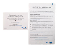 AJA KONA 4 4K PCIe Video & Audio 10-Bit 4xBNC HDMI/SDI Capture Card