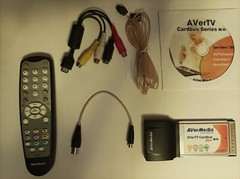 AVerMedia AVerTV Cardbus Plus PCMCIA TV Tuner for Windows XP/2000