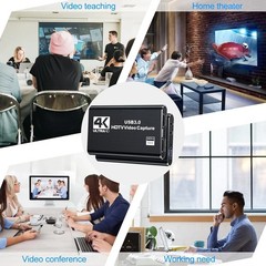 4K Capture Card for Streaming, Recording & Gaming – HDMI Video Capture Device…